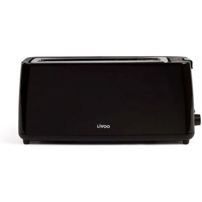 Livoo GRILLE-PAIN 800W - 1 FENTE - SCHWARZ Livoo GRILLE-PAIN 800W - 1 FENTE - SCHWARZ