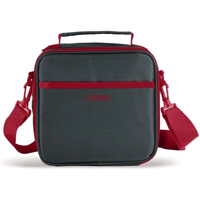 LIVOO Vörös Ebéddoboz 3 Tárolóval - Lunch box LIVOO Vörös Ebéddoboz 3 Tárolóval - Lunch box