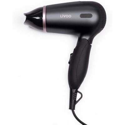 Sèche-cheveux Livoo - 1200 W, Double voltage, Poignée pliable - Sèche-cheveux - Publicité Sèche-cheveux Livoo - 1200 W, Double voltage, Poignée pliable - Sèche-cheveux - Publicité