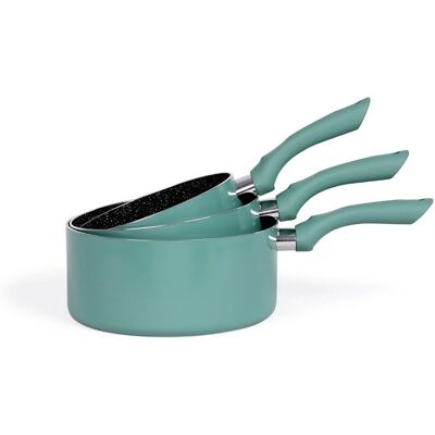 Livoo Ensemble de Ustensiles - 16/18/20cm, Vert - Ensemble de Cuisine - Publicité Livoo Ensemble de Ustensiles - 16/18/20cm, Vert - Ensemble de Cuisine - Publicité