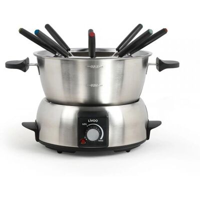 Livoo DOC263 - Grigio - Set da Fonduta Elettrico Livoo DOC263 - Grigio - Set da Fonduta Elettrico