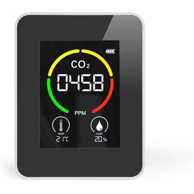 Livoo Air Quality Monitor - CO2, Temperature, Humidity - Weiss - Indoor Air Quality Monitor Livoo Air Quality Monitor - CO2, Temperature, Humidity - Weiss - Indoor Air Quality Monitor