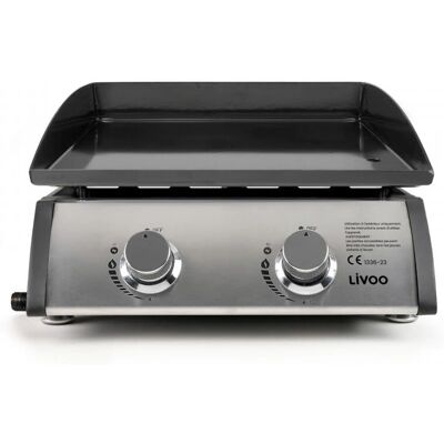 LIVOO Gázgrill - DOC296 - 2 égők - Szürke - Gázgrill LIVOO Gázgrill - DOC296 - 2 égők - Szürke - Gázgrill