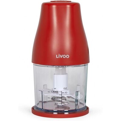 Livoo 400W Zerkleinerer - Edelstahl, 3L, Küchenhelfer Livoo 400W Zerkleinerer - Edelstahl, 3L, Küchenhelfer