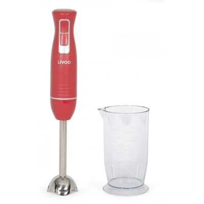 Livoo Handmixer - Edelstahlklingen - Rot - Handmixer Livoo Handmixer - Edelstahlklingen - Rot - Handmixer