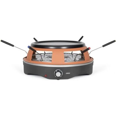Livoo Pizzaofen - 6 Mini-Pizzas, 1200W, Einstellbarer Thermostat Livoo Pizzaofen - 6 Mini-Pizzas, 1200W, Einstellbarer Thermostat