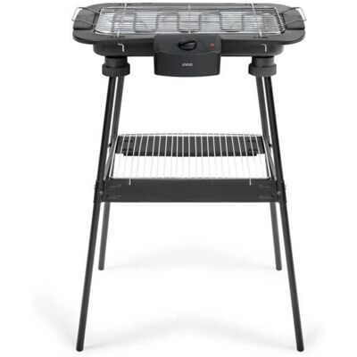 Livoo Grill électrique sur pied 2 en 1 - Gril électrique intérieur - Publicité Livoo Grill électrique sur pied 2 en 1 - Gril électrique intérieur - Publicité