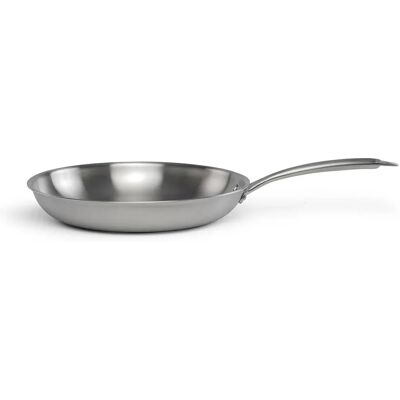 LIVOO Edelstahl 24cm Pfanne - Für Alle Herde - Hergestellt in Frankreich LIVOO Edelstahl 24cm Pfanne - Für Alle Herde - Hergestellt in Frankreich