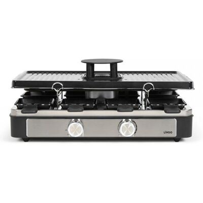 Livoo - DOC372N - Grau - 8 Personen - Raclette grill Livoo - DOC372N - Grau - 8 Personen - Raclette grill