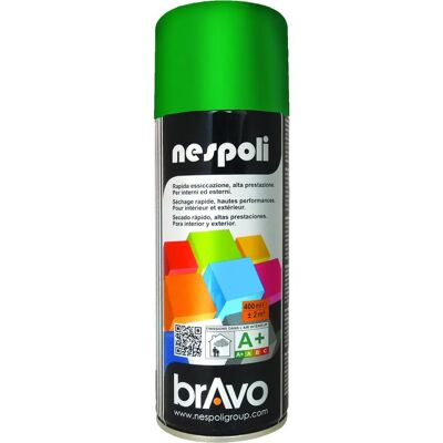 NESPOLI - Peinture en aérosol Vert Smeraldo - 400 ml - Intérieur/Extérieur NESPOLI - Peinture en aérosol Vert Smeraldo - 400 ml - Intérieur/Extérieur