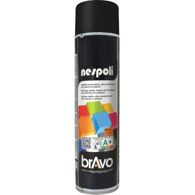 Aérosol de Peinture Nespoli - Noir Mat - 600 Ml Aérosol de Peinture Nespoli - Noir Mat - 600 Ml