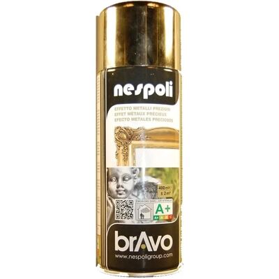 NESPOLI N0PCC40099 Peinture en aérosol or effet miroir NESPOLI N0PCC40099 Peinture en aérosol or effet miroir
