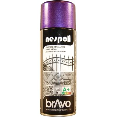 NESPOLI Spray Effet Métal Violet - Peinture NESPOLI Spray Effet Métal Violet - Peinture