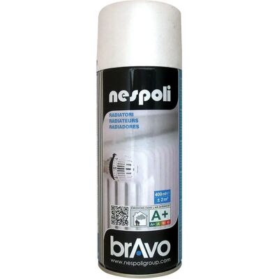 Peinture en spray NESPOLI Blanc pour radiateurs - Résiste jusqu'à 120°C Peinture en spray NESPOLI Blanc pour radiateurs - Résiste jusqu'à 120°C