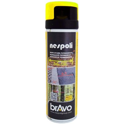NESPOLI 182110 - Gelbe Fluoreszierende Sprayfarbe - Professionelle Nutzung NESPOLI 182110 - Gelbe Fluoreszierende Sprayfarbe - Professionelle Nutzung