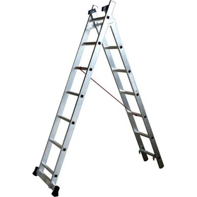 Escalux Échelle - Transformable Double Section - 2.05m Escalux Échelle - Transformable Double Section - 2.05m