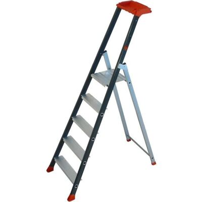 Échelle Escalux Prolux Plus - 5 marches en aluminium Échelle Escalux Prolux Plus - 5 marches en aluminium