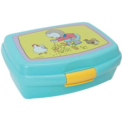 Fun House T'choupi snackbox - Lunchbox - Blauw Fun House T'choupi snackbox - Lunchbox - Blauw