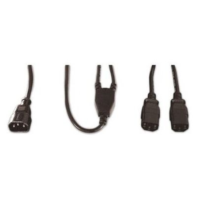 Cavo di alimentazione CUC Exertis Connect - 1,8 m, Nero, C14 a 2 x C13 Cavo di alimentazione CUC Exertis Connect - 1,8 m, Nero, C14 a 2 x C13