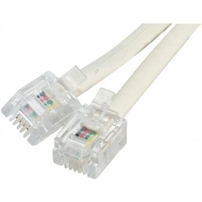 Câble Téléphonique Connect 925600 - 15m Blanc Câble Téléphonique Connect 925600 - 15m Blanc