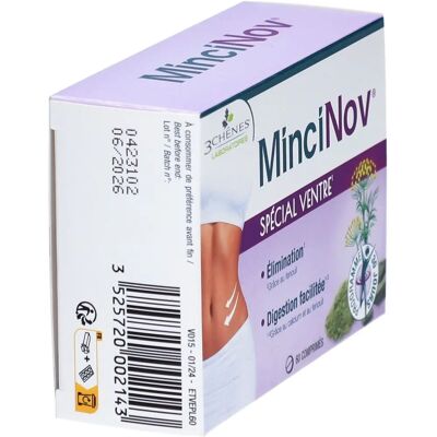 Les 3 Chênes Ventr'Activ 60 Comprimidos - Suplemento alimentar Les 3 Chênes Ventr'Activ 60 Comprimidos - Suplemento alimentar