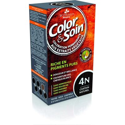 Les 3 Chênes Naturbraun 4N - Haarfarbe Les 3 Chênes Naturbraun 4N - Haarfarbe