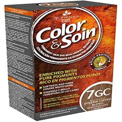 Les 3 Chênes Color 7GC - Coloration Permanente - 135ml - Publicité Les 3 Chênes Color 7GC - Coloration Permanente - 135ml - Publicité