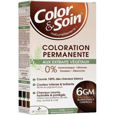 Les 3 Chênes Blond Foncé Cannelle Coloration - Coloration capillaire - Publicité Les 3 Chênes Blond Foncé Cannelle Coloration - Coloration capillaire - Publicité