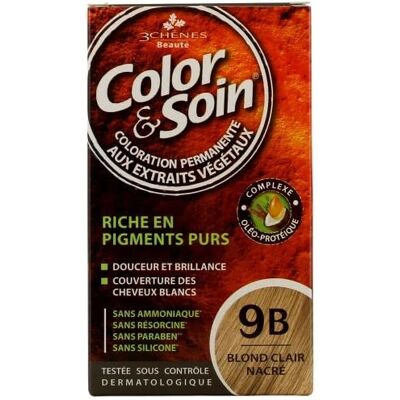 Les 3 Chênes 9B Blond Hellblond Perlmutt Haarfarbe Les 3 Chênes 9B Blond Hellblond Perlmutt Haarfarbe