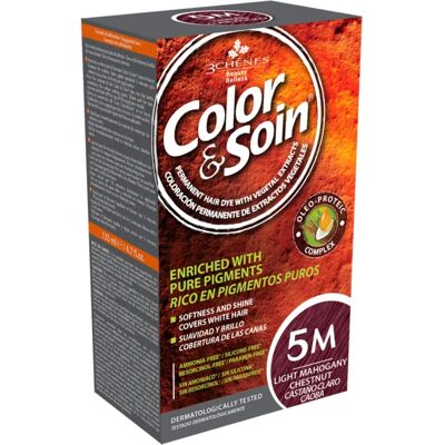 Les 3 Chênes Rubio Castaño Caoba Tinte - Natural, Duradera Les 3 Chênes Rubio Castaño Caoba Tinte - Natural, Duradera