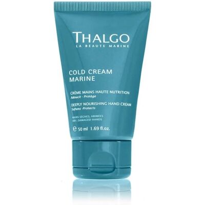 Crème pour les Mains Thalgo Cold Cream Marine - Nourrissante 50ml - Publicité Crème pour les Mains Thalgo Cold Cream Marine - Nourrissante 50ml - Publicité