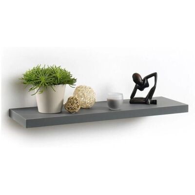 Homea Estantería de MDF gris - 75cm - Estantería de pared Homea Estantería de MDF gris - 75cm - Estantería de pared