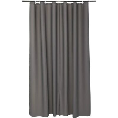 Douceur d'Intérieur - Duschdraperi - 180 x 200 cm - Antracit Douceur d'Intérieur - Duschdraperi - 180 x 200 cm - Antracit