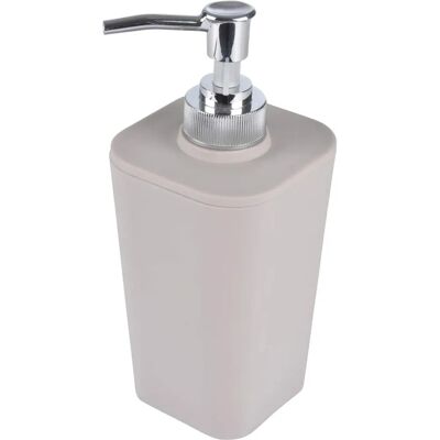 Douceur d'Intérieur Distributeur de savon - Soft Touch, Base en céramique, Taupe - Seifenspender Douceur d'Intérieur Distributeur de savon - Soft Touch, Base en céramique, Taupe - Seifenspender
