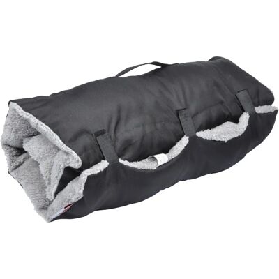Tapis de Voyage pour Chiens Love Story - 80x50cm - Noir + Gris - Lit & Protège - Publicité Tapis de Voyage pour Chiens Love Story - 80x50cm - Noir + Gris - Lit & Protège - Publicité