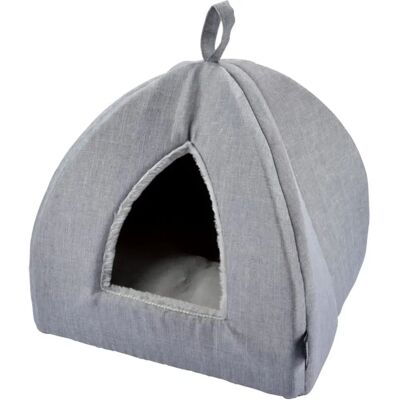 LoveStory Katzenzeltbett - Grau & Robustes Polyester LoveStory Katzenzeltbett - Grau & Robustes Polyester