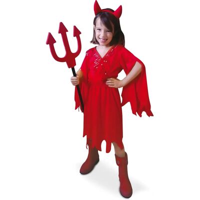 Lacey Wigs Costume de fille diable rouge - costume Lacey Wigs Costume de fille diable rouge - costume