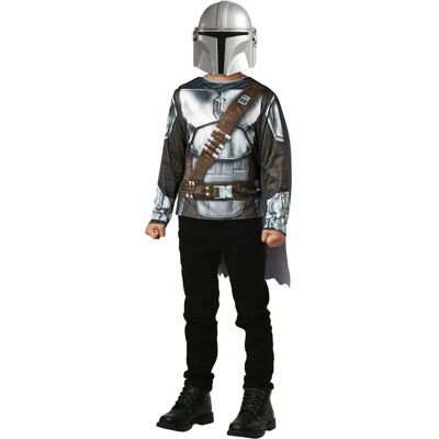 Lacey Wigs Mandalorian Kinderkostuumset - Grijs Lacey Wigs Mandalorian Kinderkostuumset - Grijs