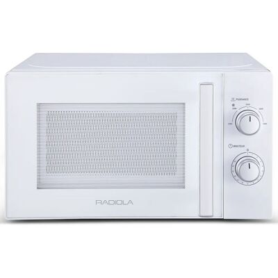 Four à micro-ondes Radiola RAMW20SMW - 700W 20L Blanc Four à micro-ondes Radiola RAMW20SMW - 700W 20L Blanc