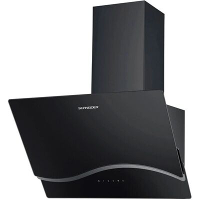 Campana extractora Schneider 60cm 550m³/h 3 velocidades + Booster - Negro/Inoxidable Campana extractora Schneider 60cm 550m³/h 3 velocidades + Booster - Negro/Inoxidable