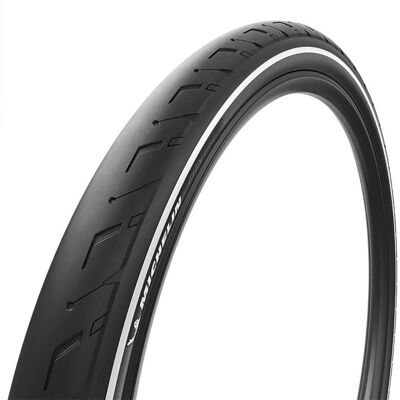 Michelin City Street Cykeldäck - Punkteringsskydd, Rigid kant, Svart-Reflex Michelin City Street Cykeldäck - Punkteringsskydd, Rigid kant, Svart-Reflex