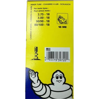 Michelin CH 18 ME - 80/100-18, 90/90-18, 2.75-18, 3.00-18 - Pneu / Câmara de ar Michelin CH 18 ME - 80/100-18, 90/90-18, 2.75-18, 3.00-18 - Pneu / Câmara de ar