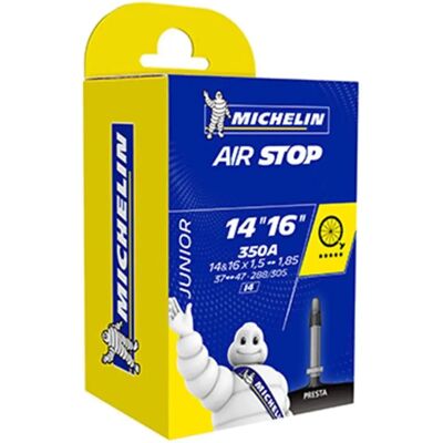 Camera da bicicletta Michelin I4 - Nera - 14 Pollici - Resistente alle forature Camera da bicicletta Michelin I4 - Nera - 14 Pollici - Resistente alle forature
