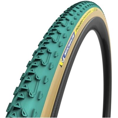 Michelin Michelin Power Cyclocross Jet 700x33 Verde/beige - Pneumatico bici Michelin Michelin Power Cyclocross Jet 700x33 Verde/beige - Pneumatico bici
