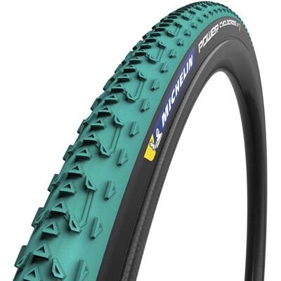 Michelin Power Cyclocross Mud Tubeless Band - Zwart/Groen - 700c Michelin Power Cyclocross Mud Tubeless Band - Zwart/Groen - 700c