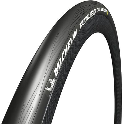 Michelin Power All Season 700x23C - Performance toutes saisons, Renfort Aramid Protek, Résistance accrue aux crevaisons - Publicité Michelin Power All Season 700x23C - Performance toutes saisons, Renfort Aramid Protek, Résistance accrue aux crevaisons - Publicité