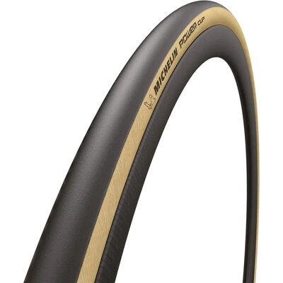 Michelin Power Cup Competition 700x25C Band - Zwart/Tan - Fietsband Michelin Power Cup Competition 700x25C Band - Zwart/Tan - Fietsband