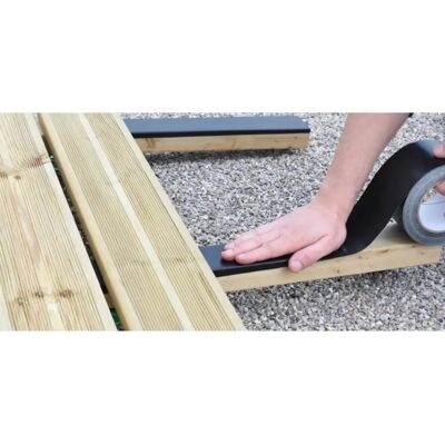 Ruban d'étanchéité Tramico - 85mm x 25m - Pour terrasses en bois - Publicité Ruban d'étanchéité Tramico - 85mm x 25m - Pour terrasses en bois - Publicité