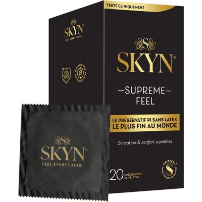 Préservatifs sans latex SKYN Supreme Feel - Sensation et Protection - Publicité Préservatifs sans latex SKYN Supreme Feel - Sensation et Protection - Publicité