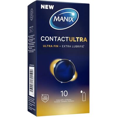 Manix Contact Ultra-Fin + Extra Lubrifié - Préservatifs - Publicité Manix Contact Ultra-Fin + Extra Lubrifié - Préservatifs - Publicité